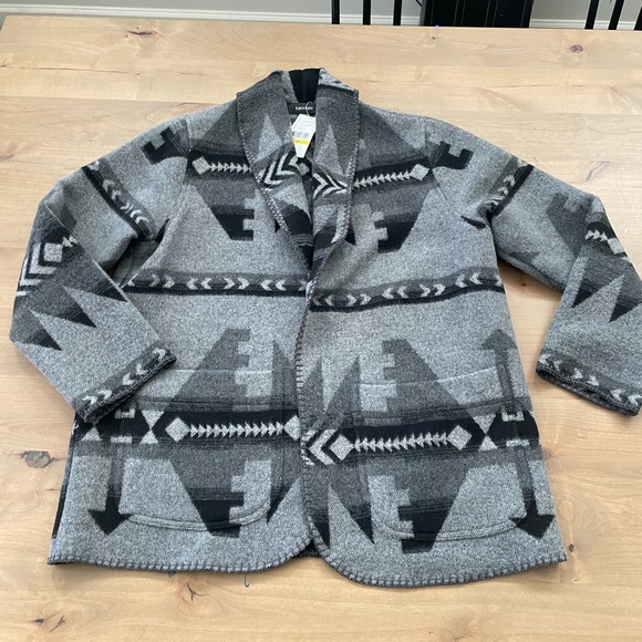 Gorgeous Aztec Print Blazer, M - Picture 2 of 7